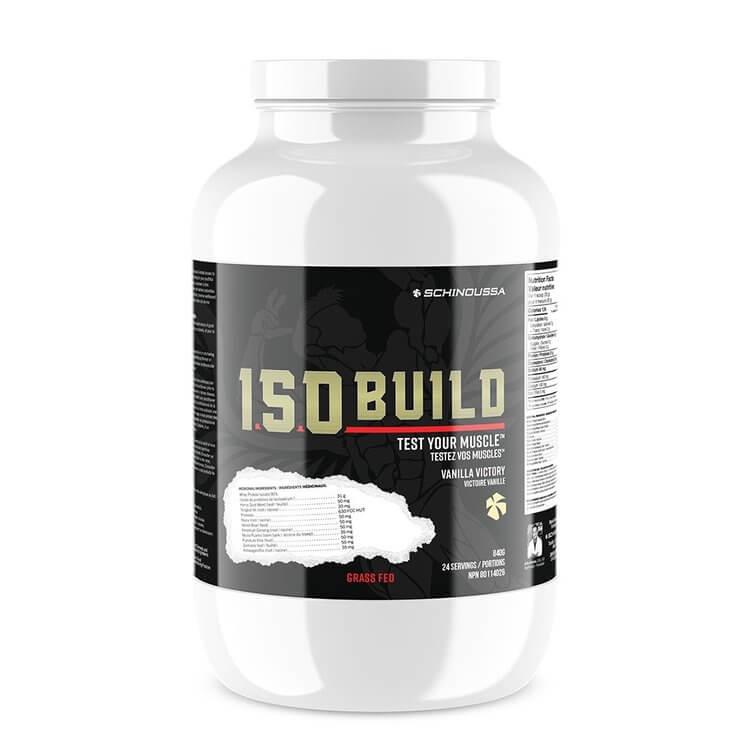 Schinoussa Iso Build Vanilla 840g - Nature's Source Inc