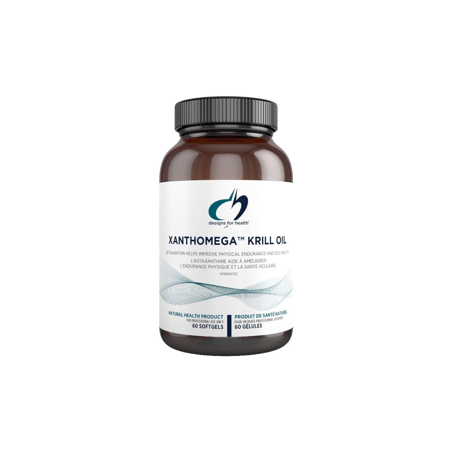 Designs for Health XanthOmega Krill Oil™ 60 Softgels - Nature's Source Inc