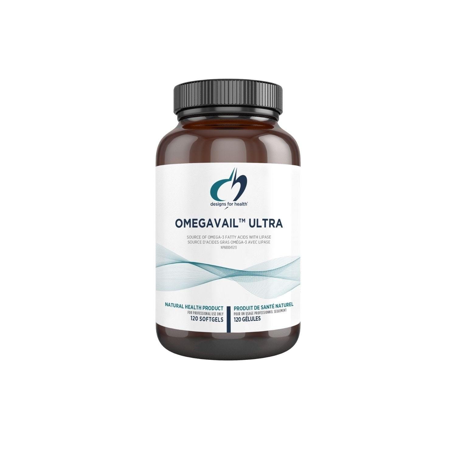 Designs for Health OmegAvail™ Ultra 120 Softgels - Nature's Source Inc