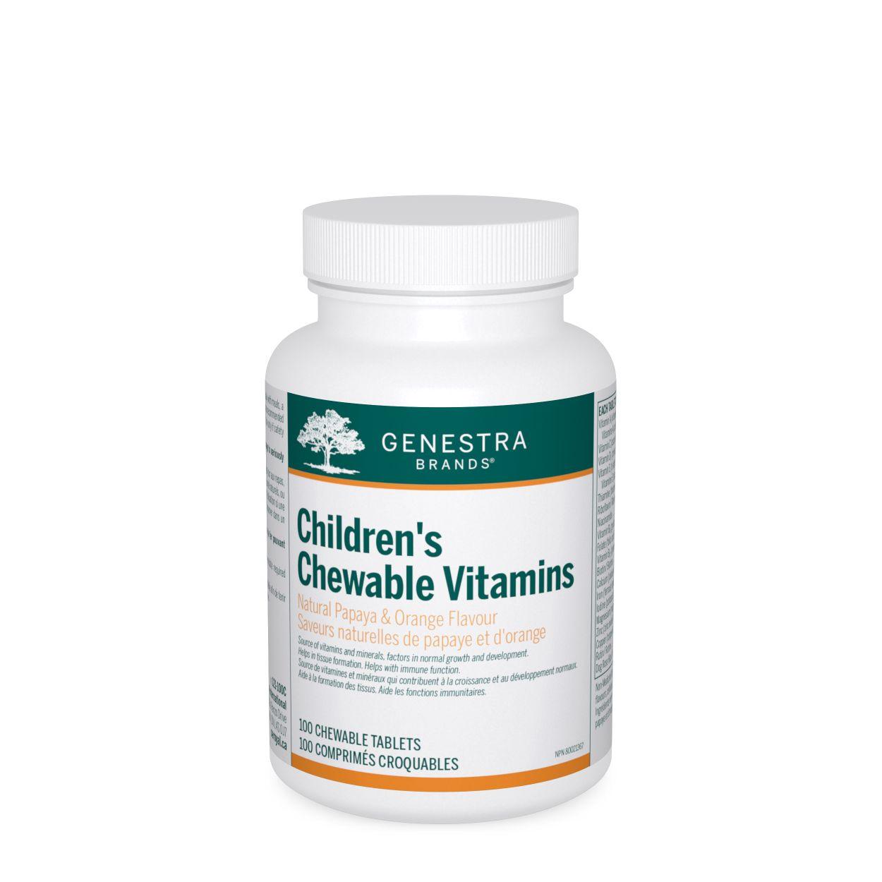 Genestra Brands Children's Chewable 100 Tablets - Nature's Source Inc