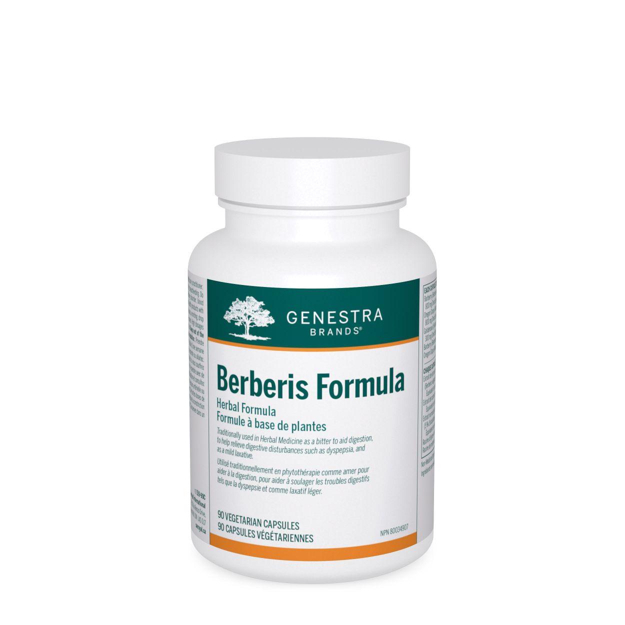 Genestra Brands Berberis Formula 90 Vegan Capsules - Nature's Source Inc