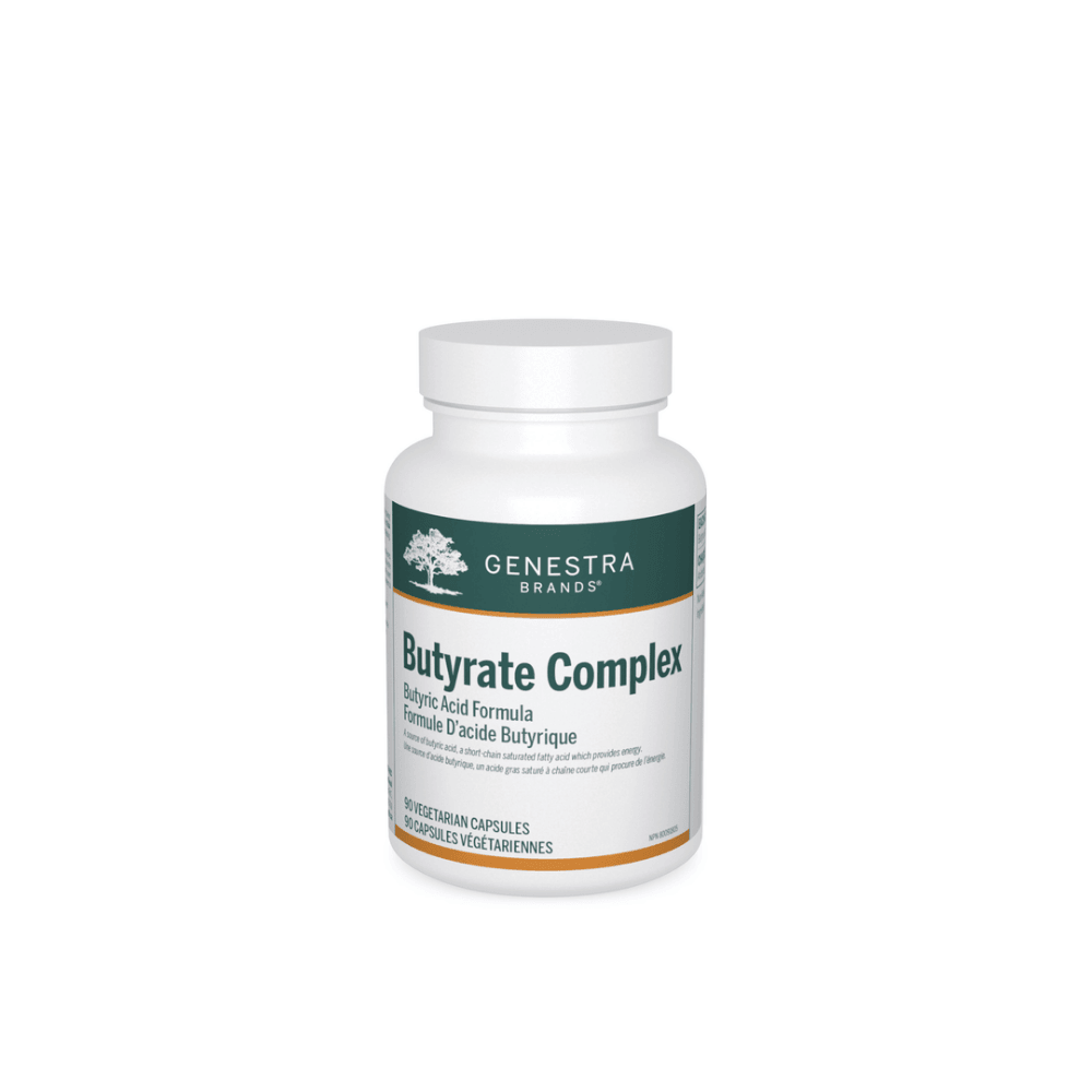 Genestra Butyrate Complex 90 Vegan Capsules - Supports Digestion By Enhancing Fiber Breakdown In Your Gut, Optimal Colon Support, Harness Cellular Energy For Healthier Digestive System - Nature's Source Inc