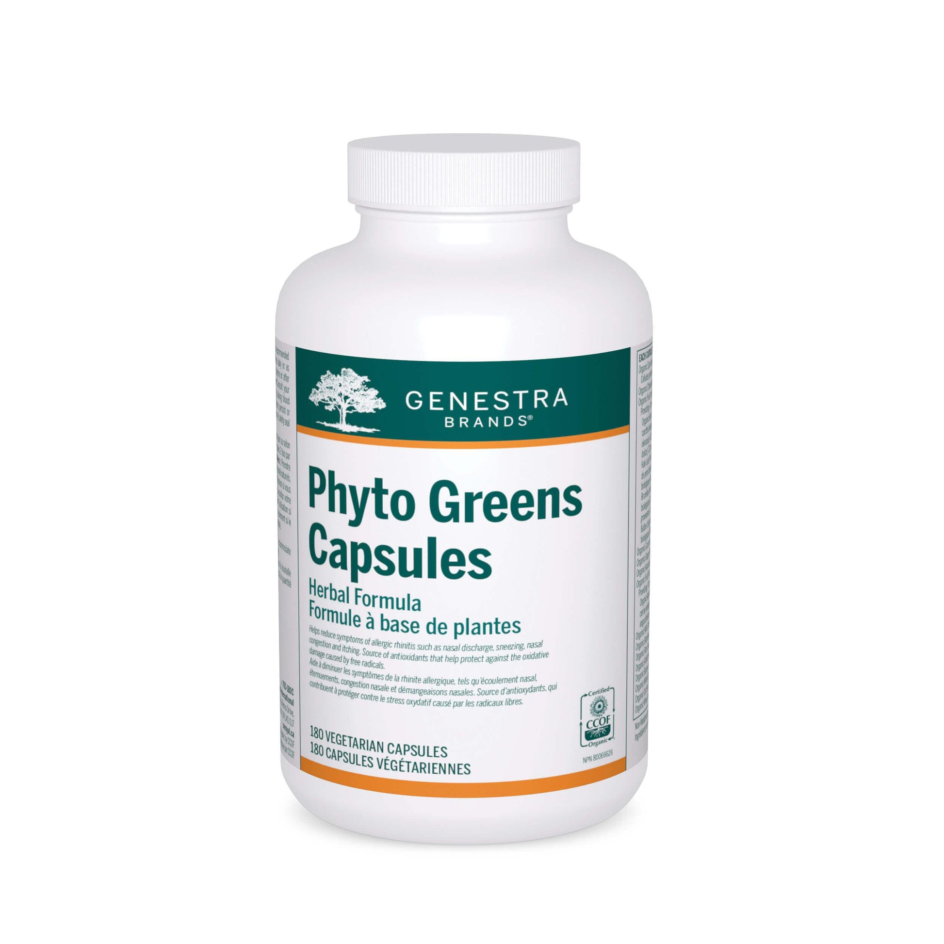 Genestra Brands Phyto Greens 180c - Nature's Source Inc