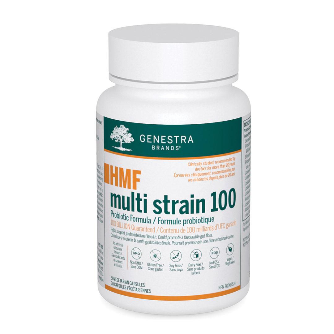Genestra Brands HMF Multistrain Probiotic Supplement - 30 Veg Capsules - Nature's Source Inc