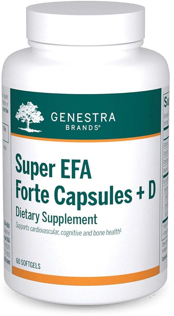 Genestra Brands Super EFA Forte + D 60sg - Nature's Source Inc