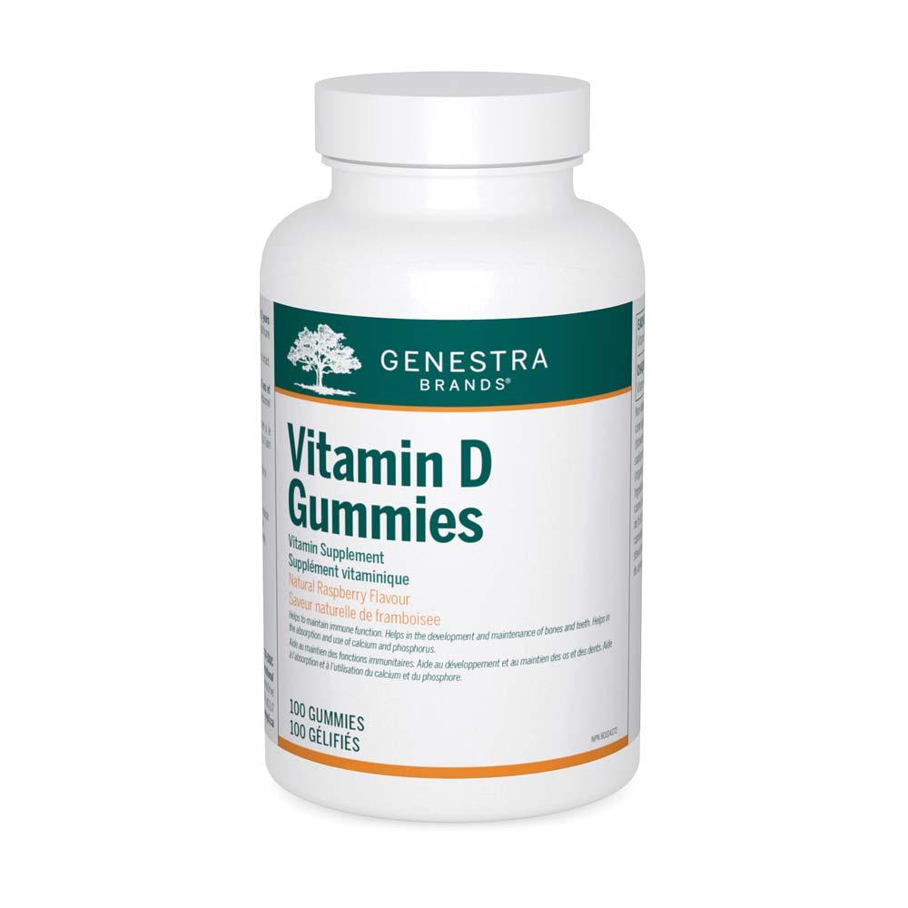 Genestra Brands Vitamin D Gummies Raspberry 100ct - Nature's Source Inc