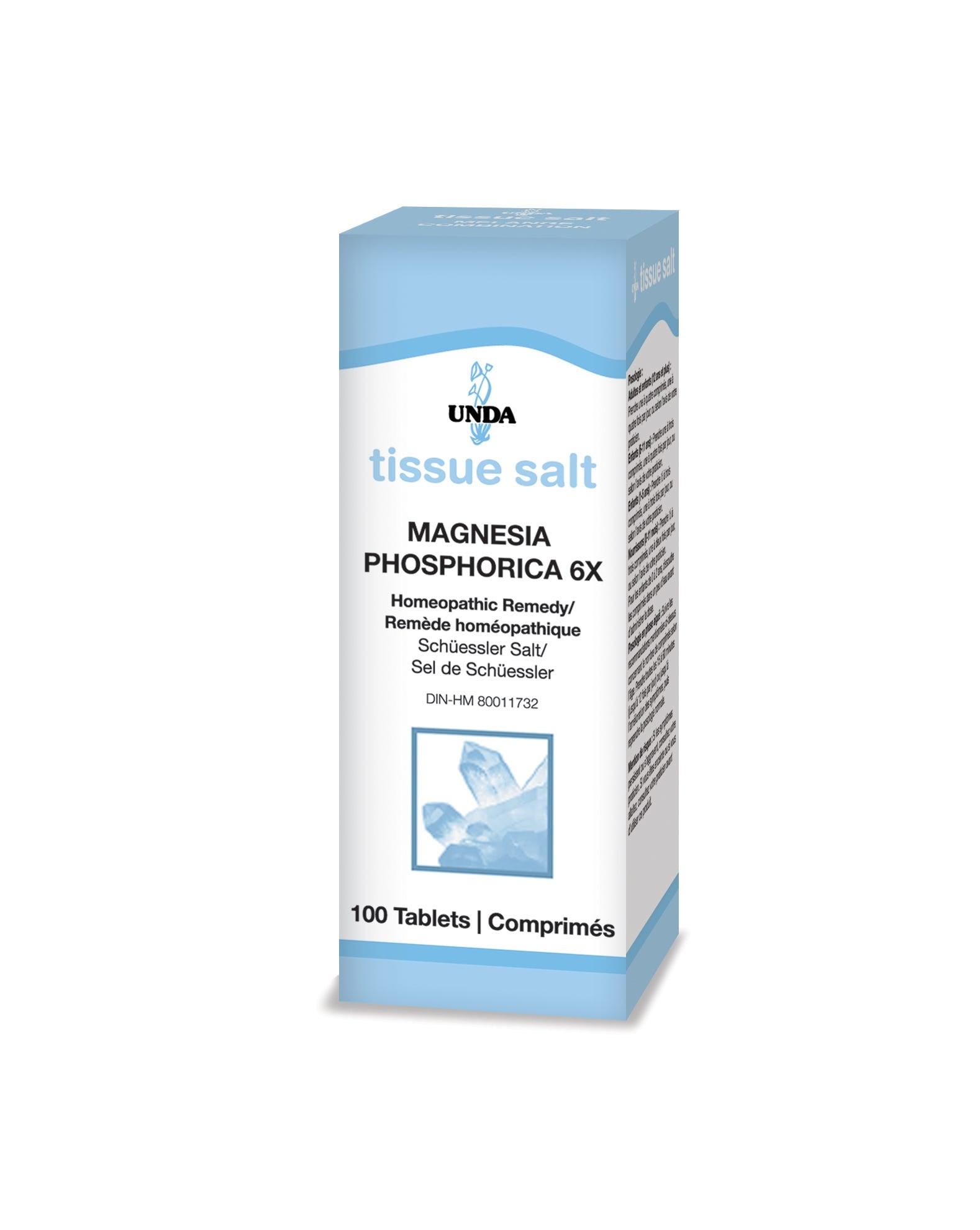 UNDA Magnesia Phosphorica 6X Salt 100t - Nature's Source Inc