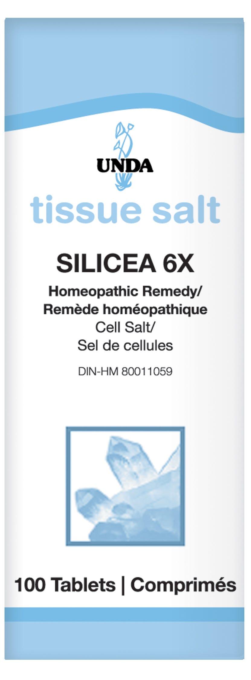 UNDA Silicea 6X Salt 100t - Nature's Source Inc