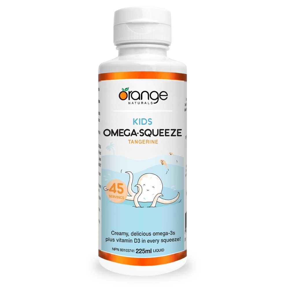 Orange Naturals Kids Omega Squeeze Tangerine 225ml - Nature's Source Inc