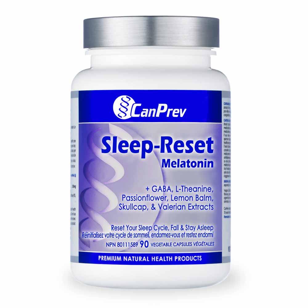 CanPrev Sleep - Reset Melatonin 90 Vegan Capsules - Nature's Source Inc
