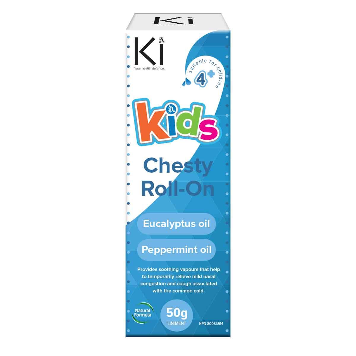 Ki Kids Chesty Roll - On 50g - Nature's Source Inc