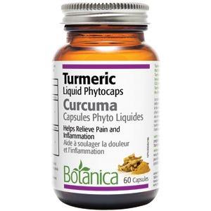 Botanica Turmeric Liquid Phytocaps (60 Capsules) - Nature's Source Inc