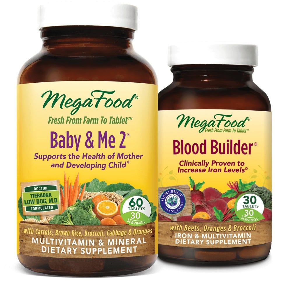 Megafood Baby Me Blood Builder Bon Pk 60+30 Bonus Pack - Nature's Source Inc