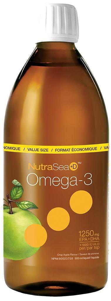 NutraSea+D Crisp Apple 500ml - Nature's Source Inc