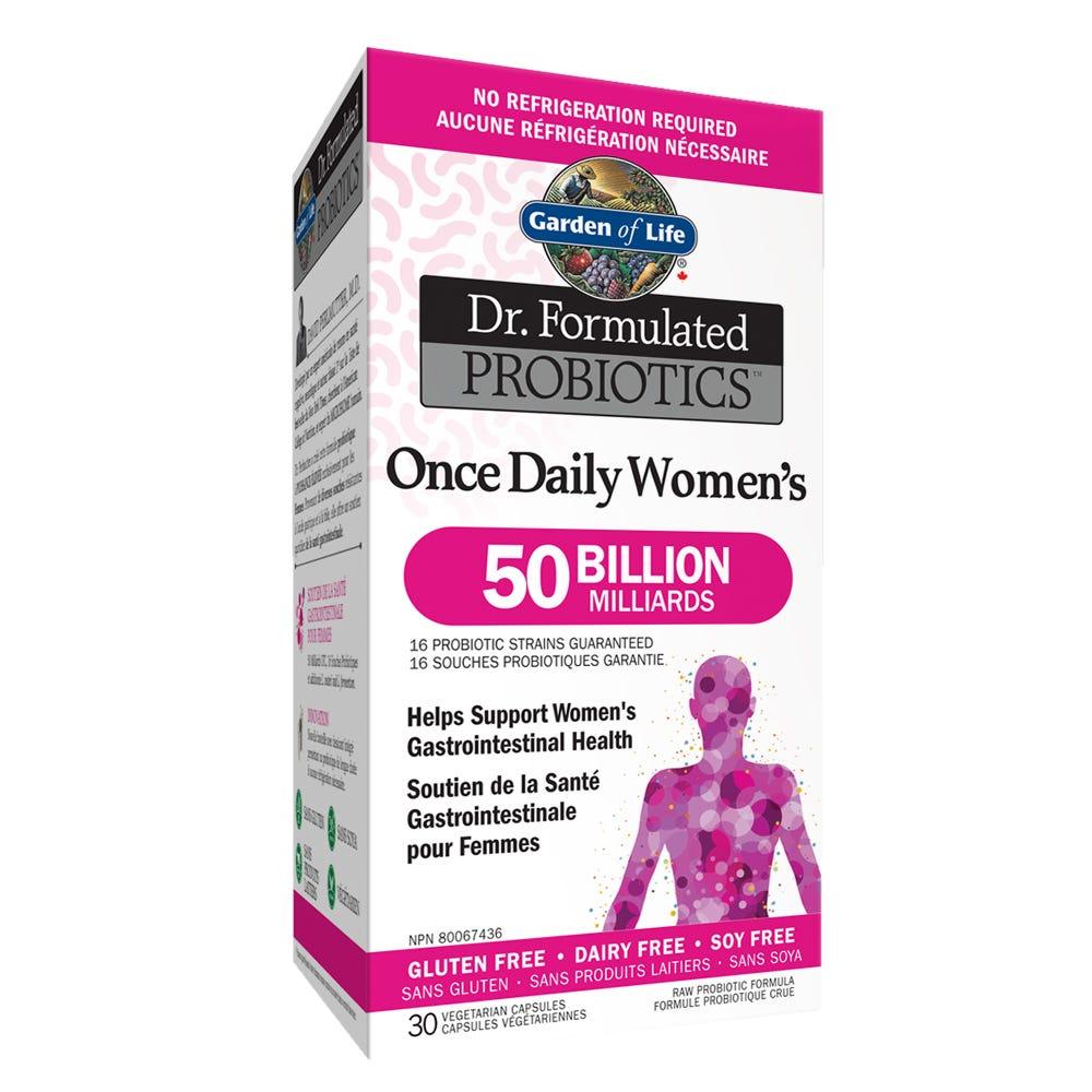 Garden of Life Dr. Formulated Probiotics for Women 30 Vegan Capsules - Supports Immune System And Digestive Health, Promotes Growth Of Good Bacteria For Optimal Benefit, Good For Women's GI Health - Nature's Source Inc