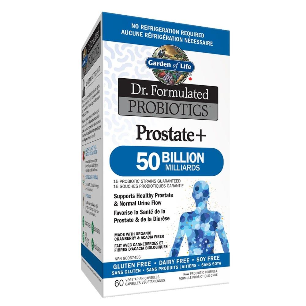 Garden of Life Prostate+ 50 Billion Shlef Stable 60 Veg - Caps - Nature's Source Inc