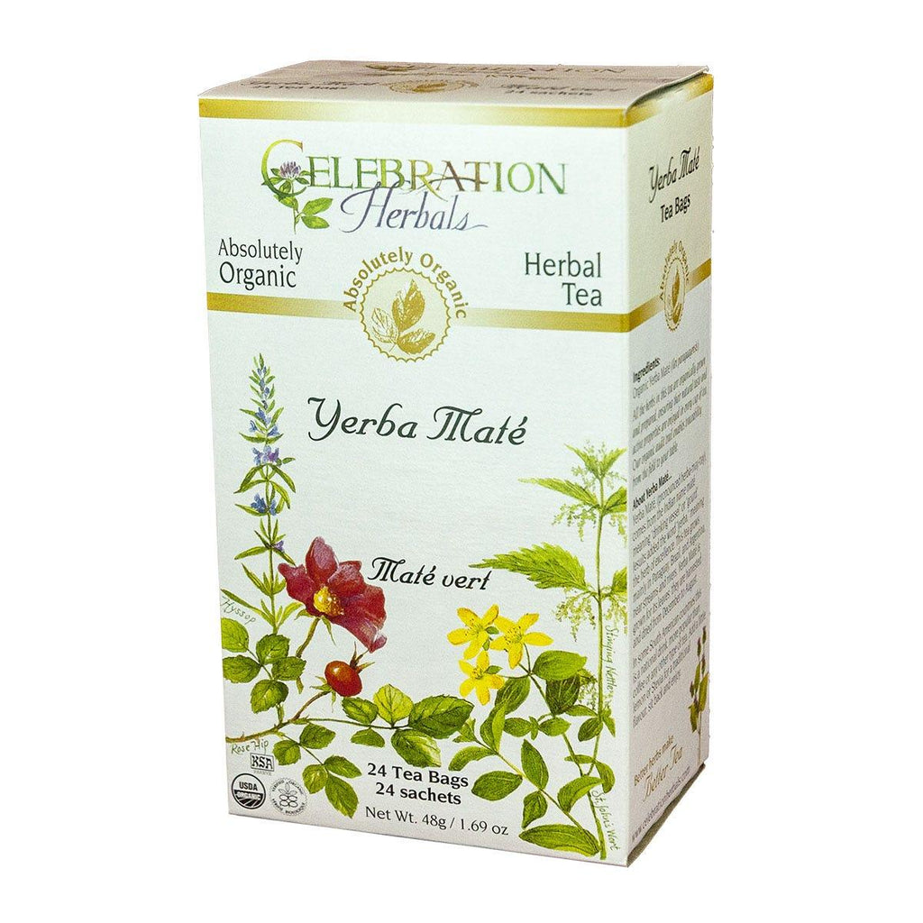 Celebration Herbals Organic Yerba Mate Tea 24 bags - Nature's Source Inc