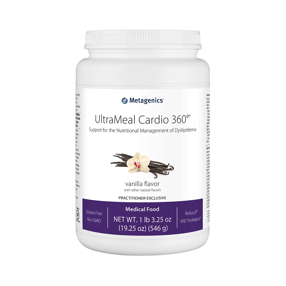 Metagenics UltraMeal Cardio 360 Pea Rice Vanilla574g - Nature's Source Inc