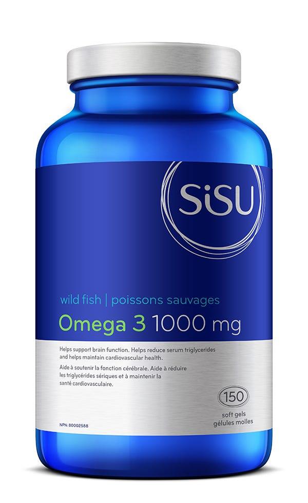 Sisu Omega 3 1000mg 150 Softgels - Nature's Source Inc