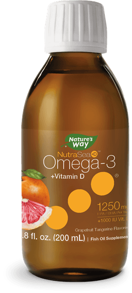 NutraSea HP+ Vitamin D Grapefruit Tangerine 3:1 200ml - Nature's Source Inc