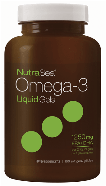 NutraSea Liquid Gels Mint 100 gel caps - Nature's Source Inc