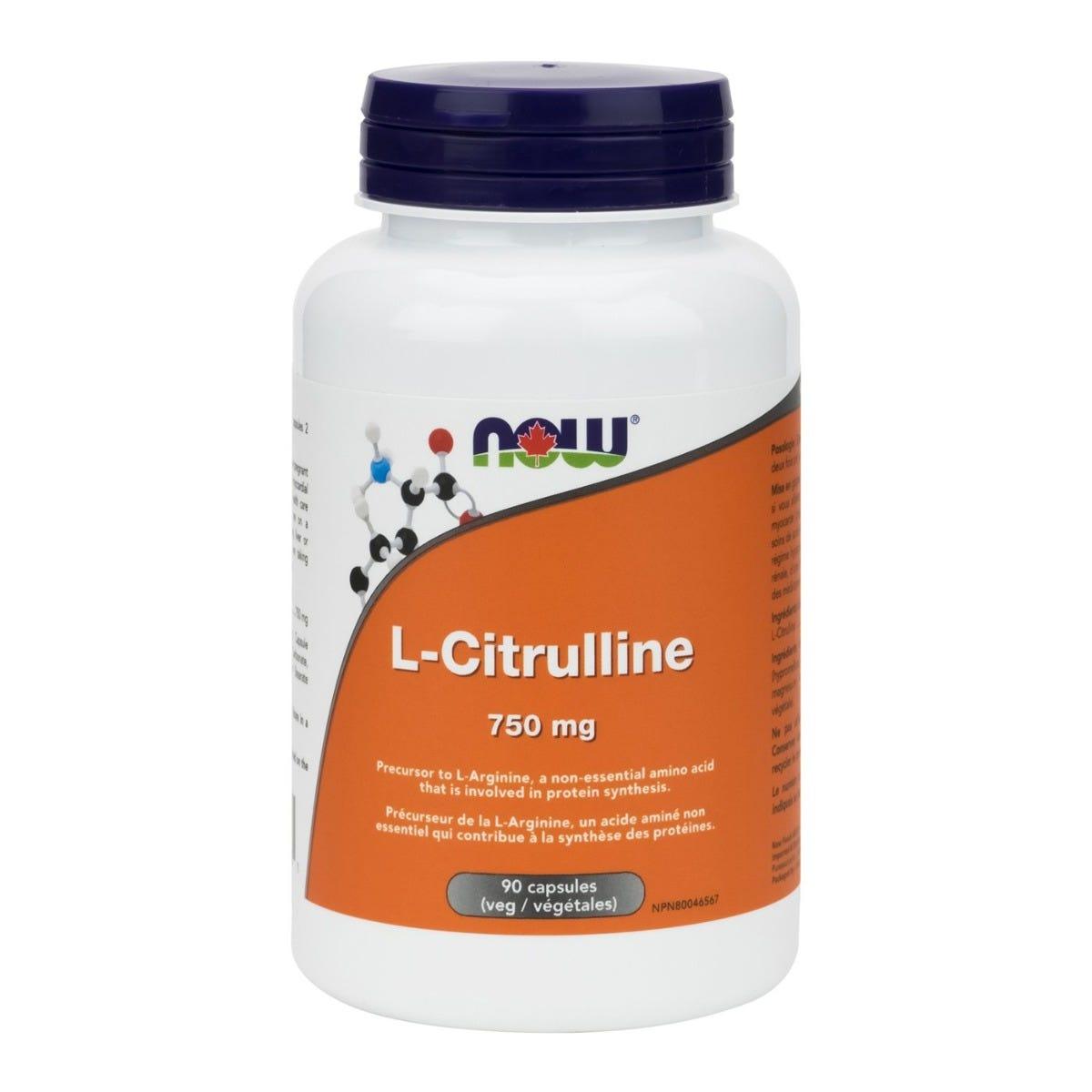 Now L - Citrulline 750mg 90 Veg - Caps - Nature's Source Inc