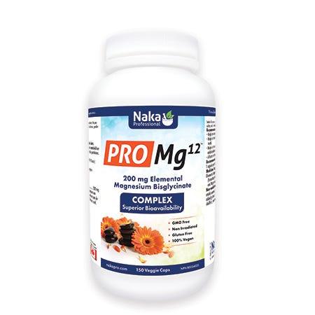 Naka Pro Magnesium Biscglycinate 200mg (150 VegCaps) - Nature's Source Inc