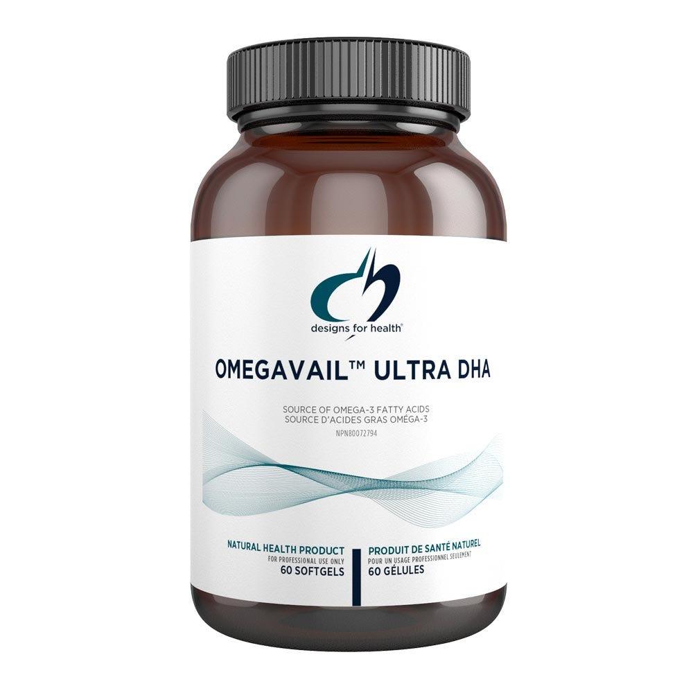 Designs for Health OmegAvail™ Ultra DHA 60 Softgels - Nature's Source Inc