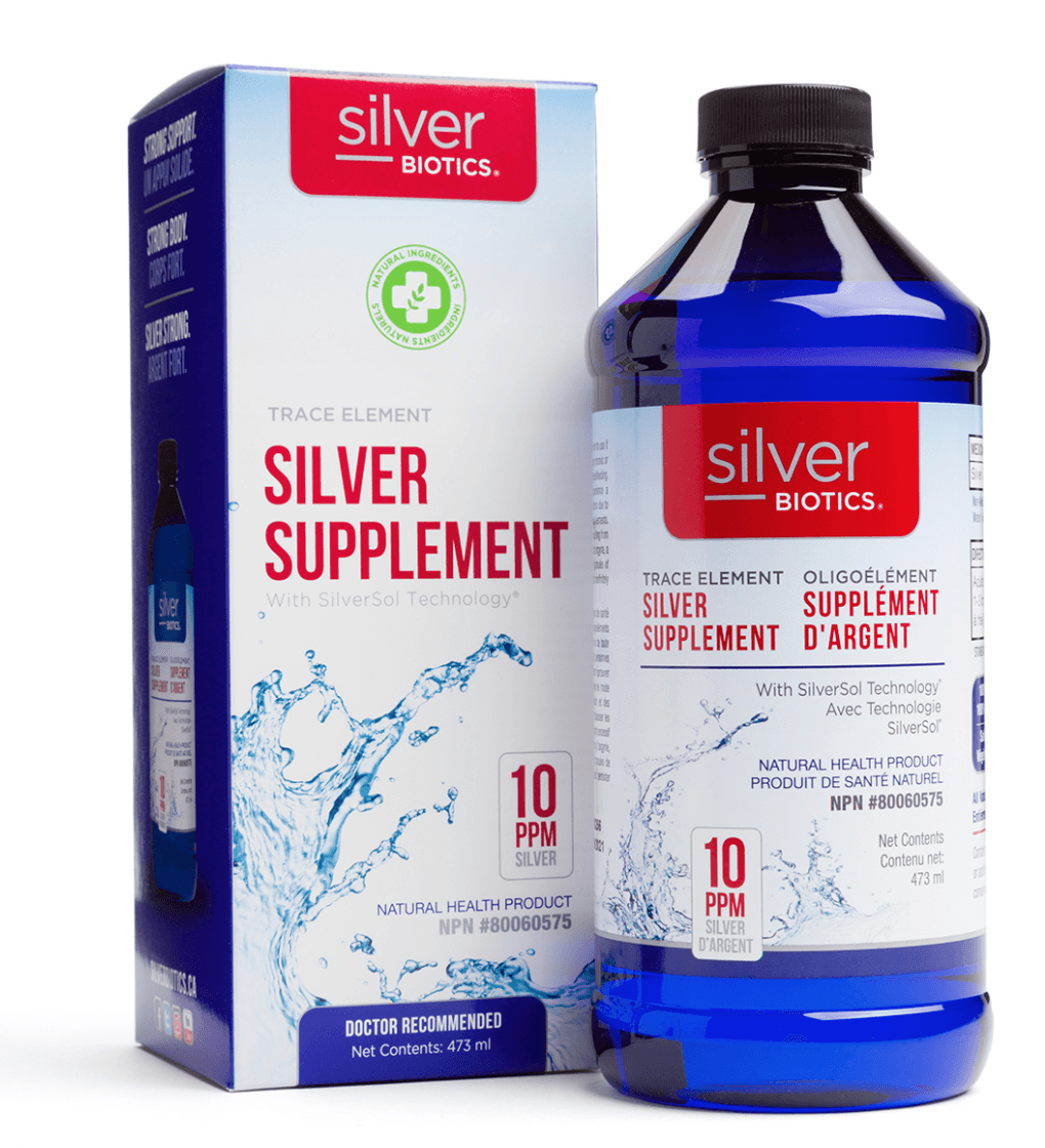 Silver Biotics Trace Element Silver Supplement 473ml - Nature's Source Inc