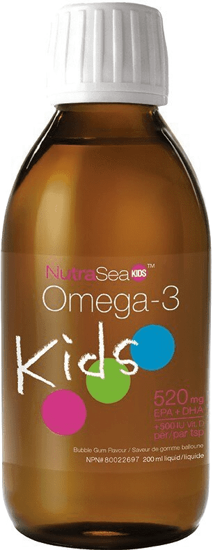 NutraSea Omega - 3 Kids Bubblegum 200ml - Nature's Source Inc