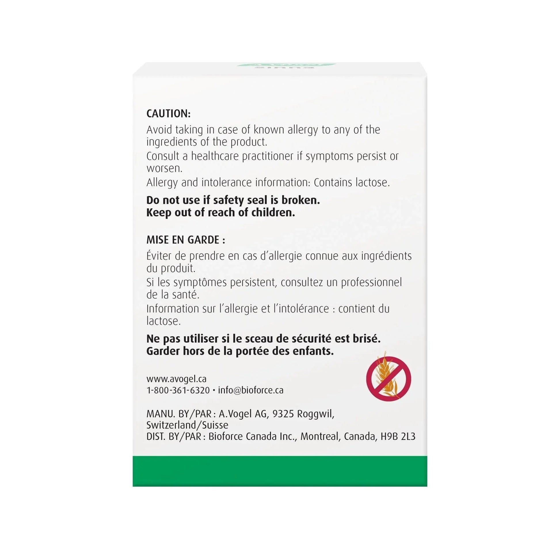 A. Vogel Sinna 120 Tablets